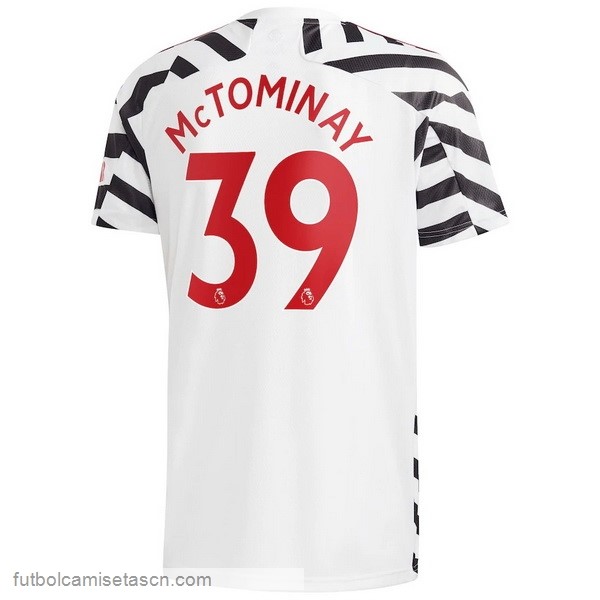 Camiseta Manchester United NO.39 McTominay 3ª 2020/21 Blanco